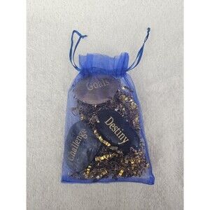 Inspirational Word Stones Polished Rocks Set Of 3 - Destiny Goals Challenge